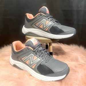 NEW! New Balance 847v3 Grey Coral Athletic Sneakers Trainers Shoes 7